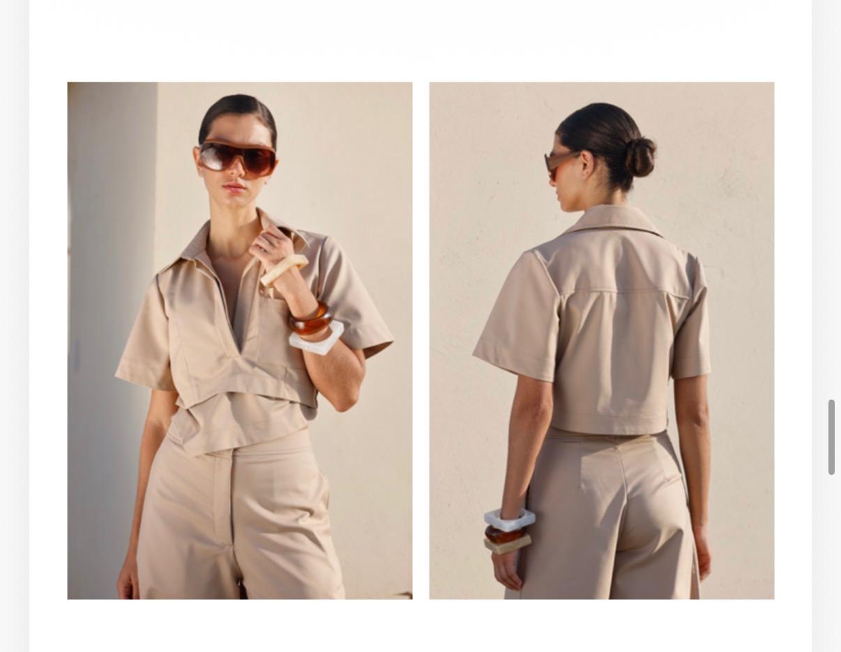 Vera Blouse in Camel