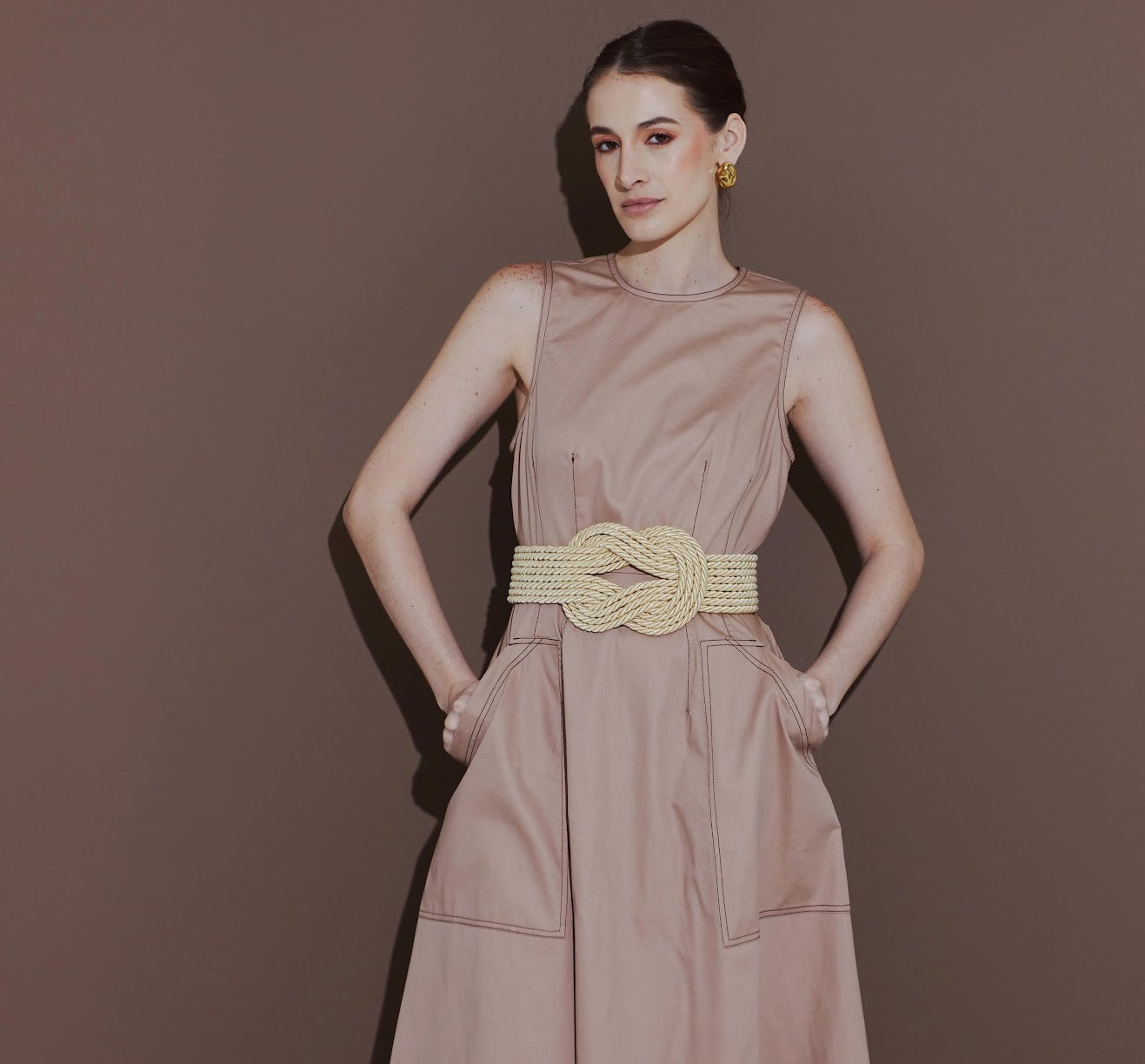 Collette Belt in Gold