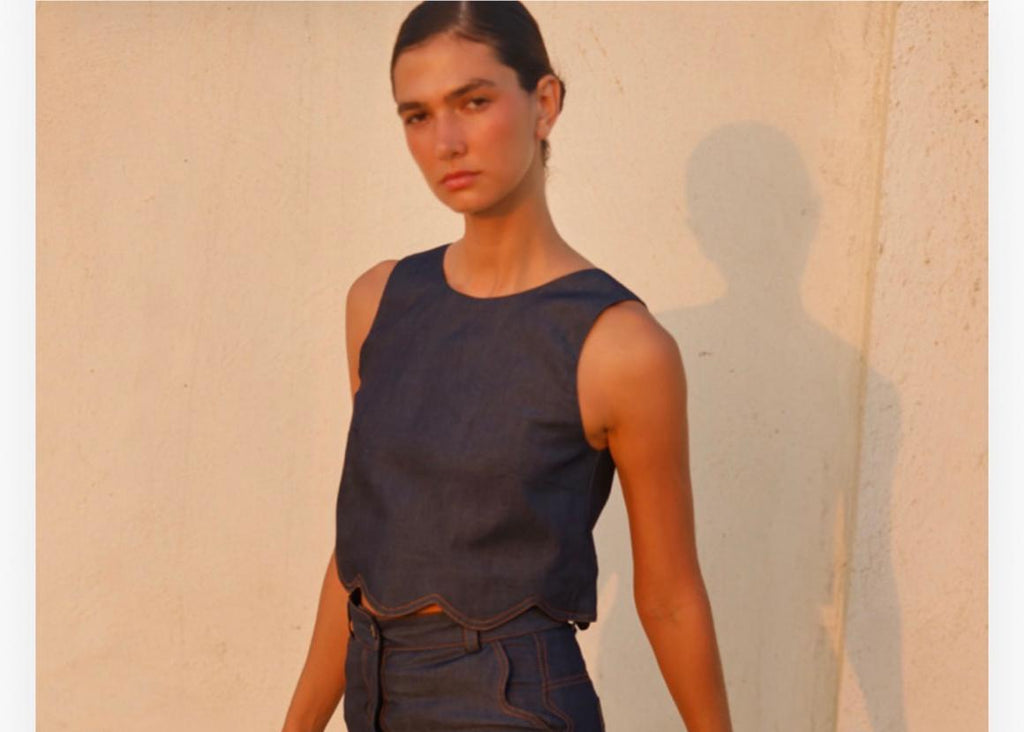 Roberta Pants in Denim
