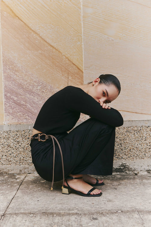 Ariana Belt in Camel, alternate