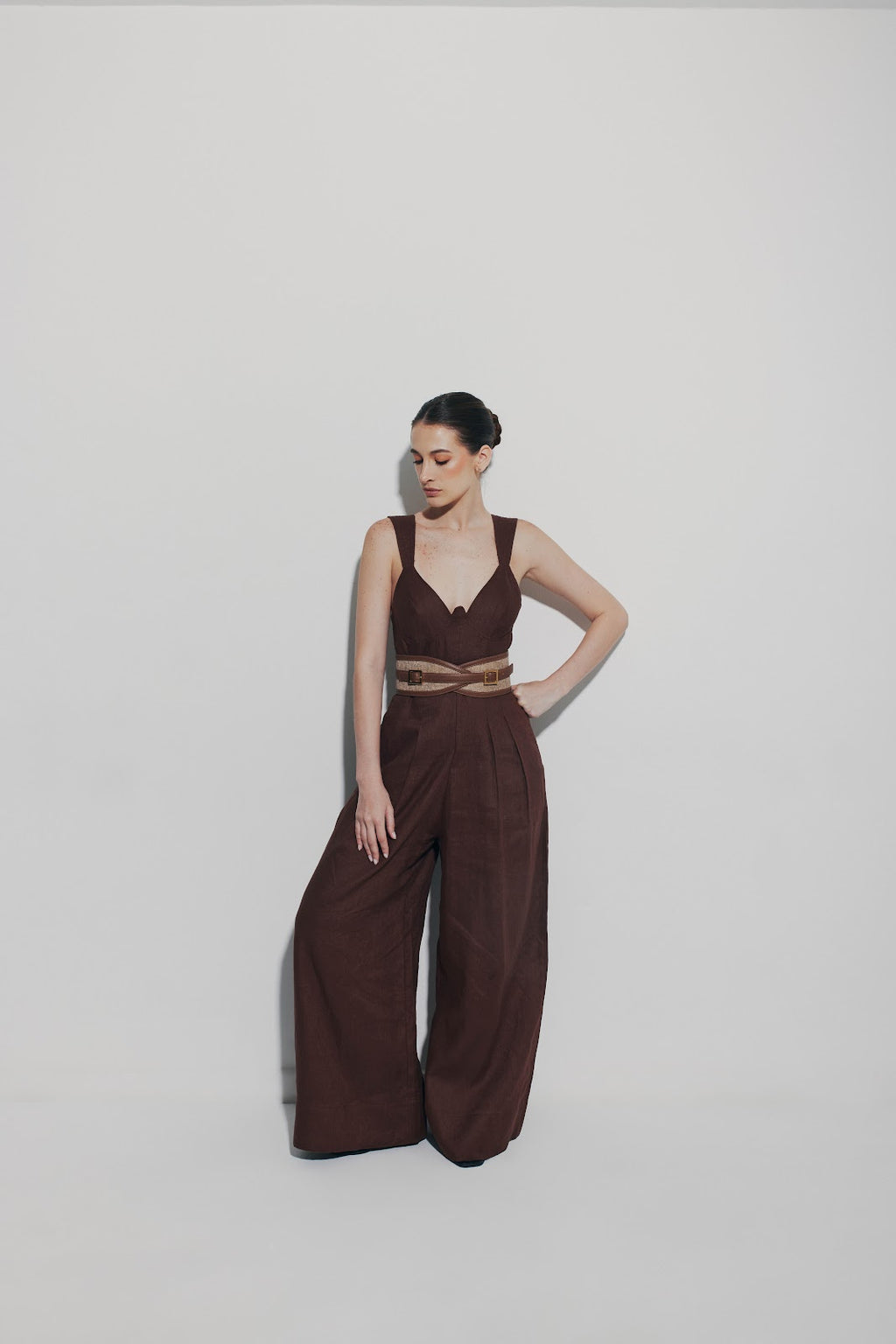 Venecia Belt in Honey, alternate
