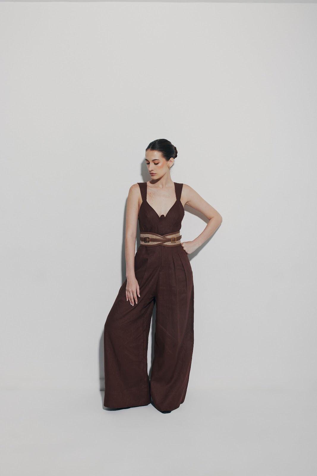 Venecia Belt in Honey, alternate