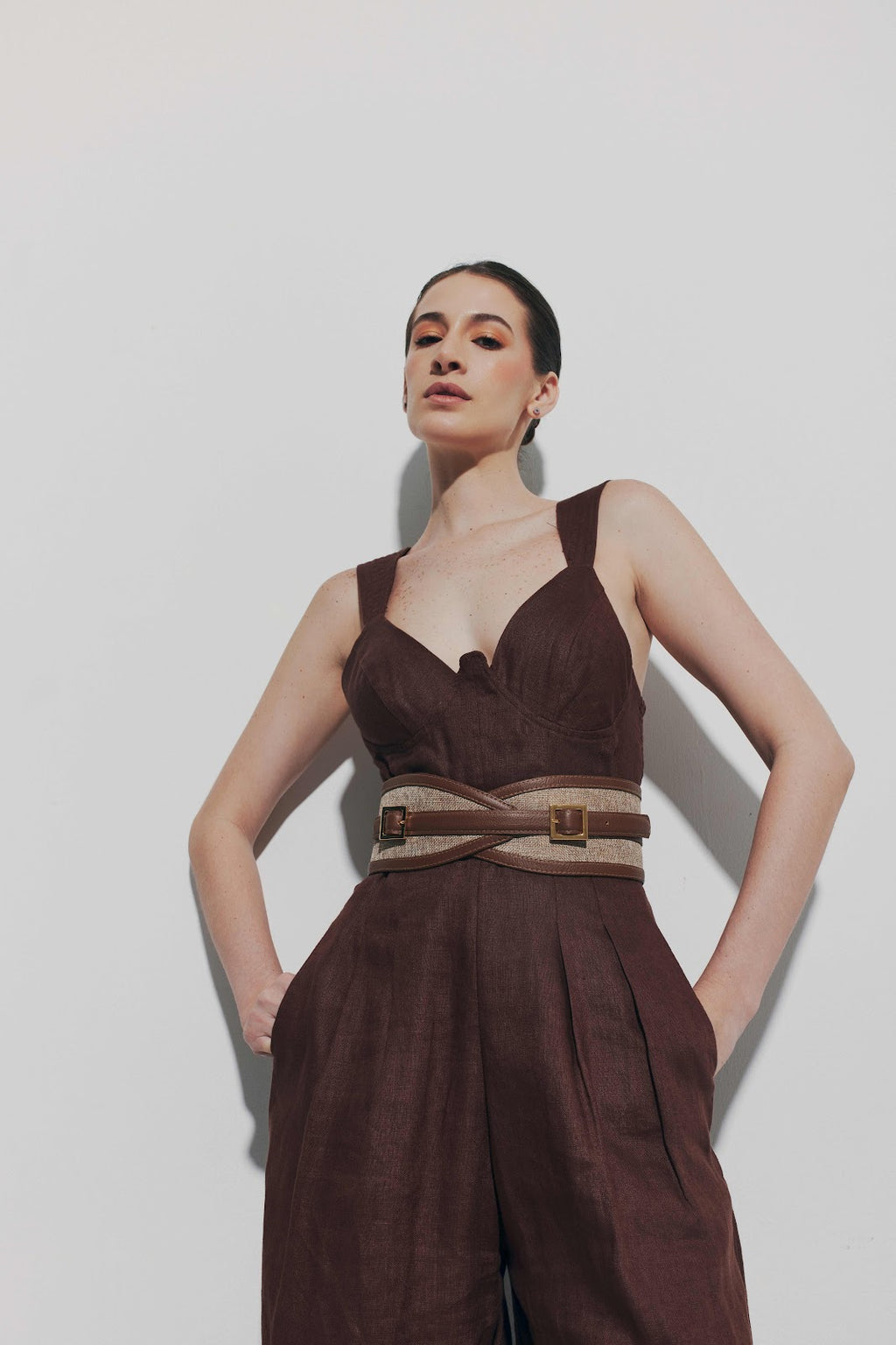 Venecia Belt in Honey
